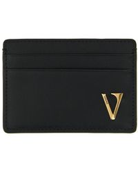 Versace - V Leder Kartenetui - Lyst