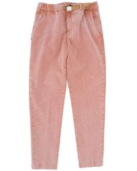 White Sand - Gewassen Corduroy Broek - Lyst