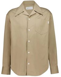 Ami Paris - Katoenen Shirt Met Lange Mouwen - Lyst