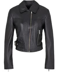 ARMANI EXCHANGE - Leather Jackets - Lyst