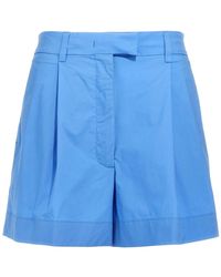 Thelatest - Bea Cotton Poplin Shorts - Lyst