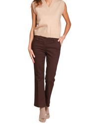 Mason's - Broeken ,Bruin ,Katoen Slim Fit Gabardine Chino Broek Cocoa - Lyst
