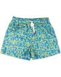 Kiton - Badmode ,Veelkleurig ,Polyester Swim Boxer Polyester - Lyst