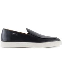 Emporio Armani - Shoes > flats > loafers - Lyst