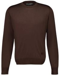 Dolce & Gabbana - Round-Neck Knitwear - Lyst