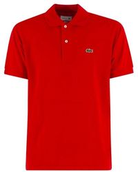 Lacoste - Polo shirts,klassisches baumwoll-poloshirt - Lyst