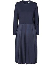 Masai - Kleedjes ,Blauw ,Maxi Jurken - Lyst