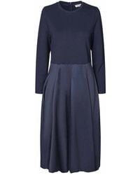 Masai - Kleedjes ,Blauw ,Maxi Jurken - Lyst