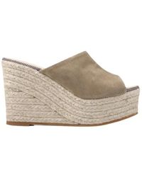 Espadrilles - Schoenen ,Flash Velour Sandalen - Lyst