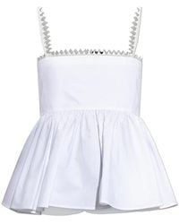 Jacquemus - Tops ,Wit ,Katoen Traversin Top - Lyst
