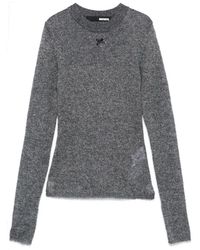 ROTATE BIRGER CHRISTENSEN - Mohair Sweater With Sequins - Lyst