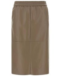 Nude - Midi Rok - Lyst