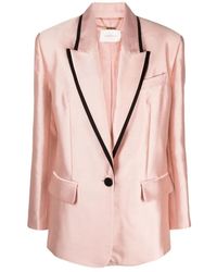 Zimmermann - Blazer Met Enkele Rij Knopen - Lyst