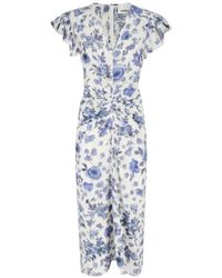 Isabel Marant - Terenae Midi Jurk - Lyst