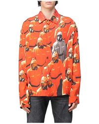424 - Grafische Print Lange Mouwen Shirt - Lyst