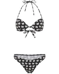 Moschino - 2-Piece Bikini Allover Orsetto Toy - Lyst