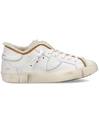 Philippe Model - Schoenen ,Wit ,Leer Prsx Tennis - Lyst