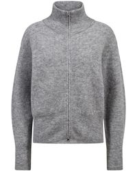 Mos Mosh - Truien & Vesten ,Grijs ,Wol Mmthora Cardigan - Lyst