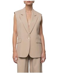 Kaos - Jassen ,Leer Elegant Vest - Lyst