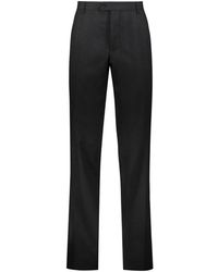Ferragamo - Tailored Wollen Broek Met Lurexdraden - Lyst