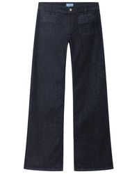 Cambio - Jeans ,Blauw ,Denim Wide Jeans - Lyst