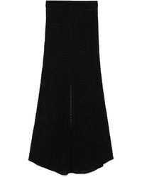 THE GARMENT - Schwarzer rock mit frontschlitz - Lyst