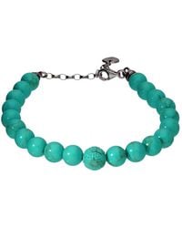 Thomas Sabo - Bracciale in argento sterling turchese perle - Lyst