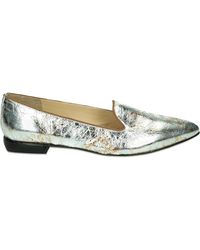 Brunate - Schoenen ,Grijs ,Leer Zilveren Pumps Met G Breedte - Lyst