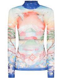 CASABLANCA - Long Sleeve T-Shirts - Lyst