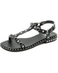 Ash - Schoenen ,Zwart ,Leer Podium Open-Toe Sandal - Lyst