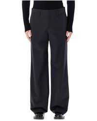 BERNER KUHL - Broeken ,Zwart ,Wol Sargeant Pants - Lyst