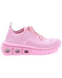 Ferragamo - Sneakers Mit Gancini-Detail - Lyst