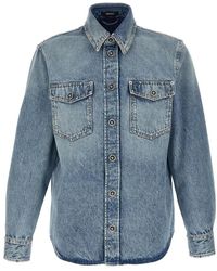 Versace - Denim Shirts - Lyst
