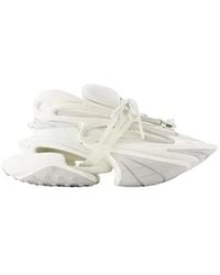 Balmain - Sneakers in pelle bianca - Lyst