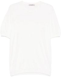 La Fileria - Weißes Crew Neck T-Shirt - Lyst