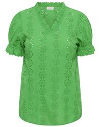 Kaffe - Overhemden ,Groen ,Blouses - Lyst