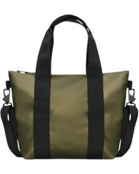 Rains - Tassen ,Groen ,Groene Utility Tote Tas - Lyst