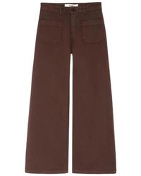 Five Jeans - Broeken ,Bruin ,Broeken - Lyst
