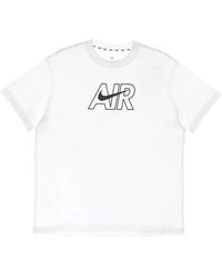 Nike - Fitness ,Wit ,Katoen Air Bf Tee - Lyst