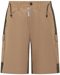 Gcds - Braune Bermuda-Shorts Mit Elastischem Bund - Lyst
