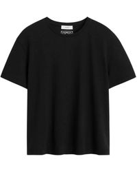 TOTEME - Tops ,Zwart ,Katoen Classic Tee - Lyst