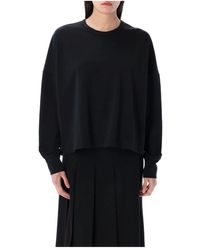 Studio Nicholson - Magliette nera con scollo a girocollo - Lyst