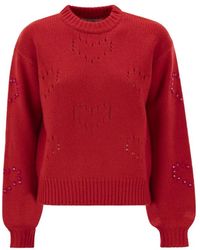 MC2 Saint Barth - Round-Neck Knitwear - Lyst
