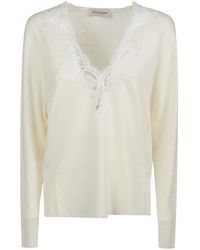 Ermanno Scervino - V-Neck Knitwear - Lyst