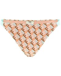 Fendi - Badmode ,Veelkleurig ,Ff Waves Bikini Slipjes - Lyst