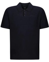 A.P.C. - Tops ,Blauw ,Katoen Eliot Polo - Lyst