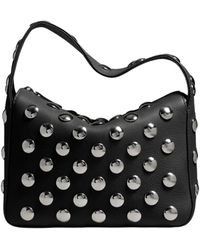 KHAITE - Elena Kleine Handtas Met Zilveren Studs - Lyst
