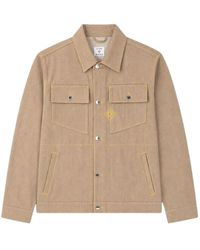 CASABLANCA - Jassen ,Denim Desert Canvas Denim Jacket - Lyst