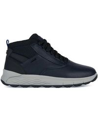 Geox - Blaue knöchelstiefel stilvolle bequeme sneakers - Lyst