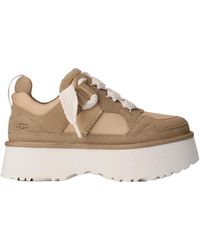 UGG - Schoenen ,Polyester Astromel Lace-Up Platform Sneakers - Lyst